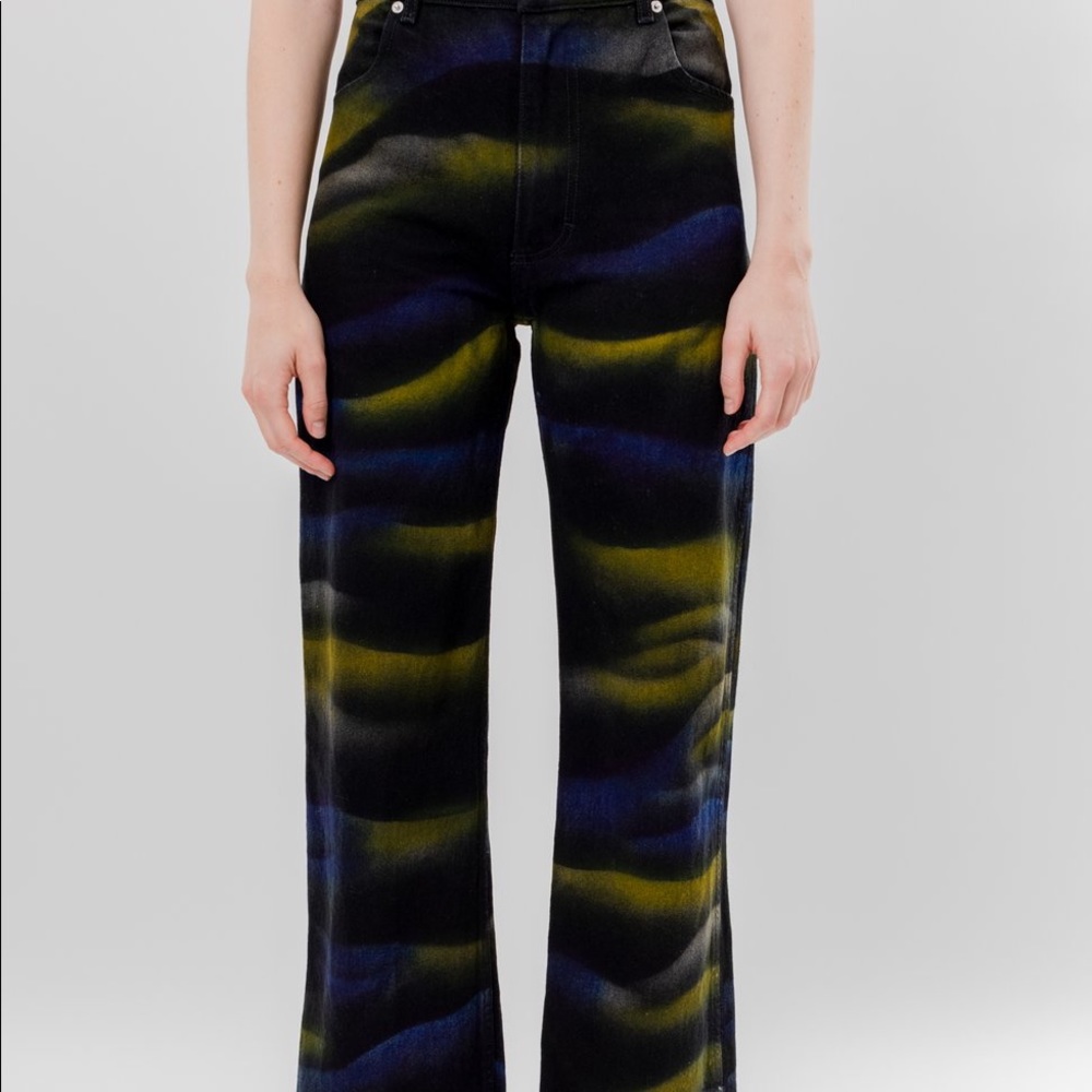 WIDE LEG JEAN SHADOW DYE